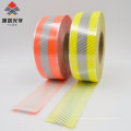 High Visibility Segment Silver Reflective Heat Transfer Iron on Adhesive Twill Vinyl Film Rolls Tape for Fashionable Clothes